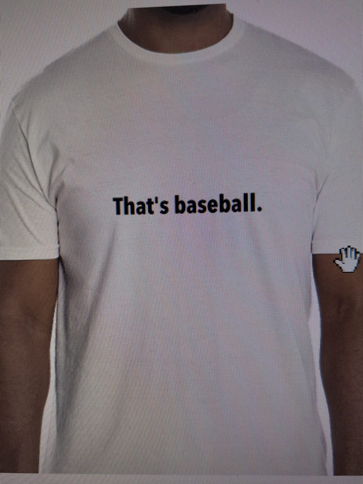 Tshirt white logo on back